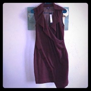 NWT Berry DUE + 2 Asymmetric Dress